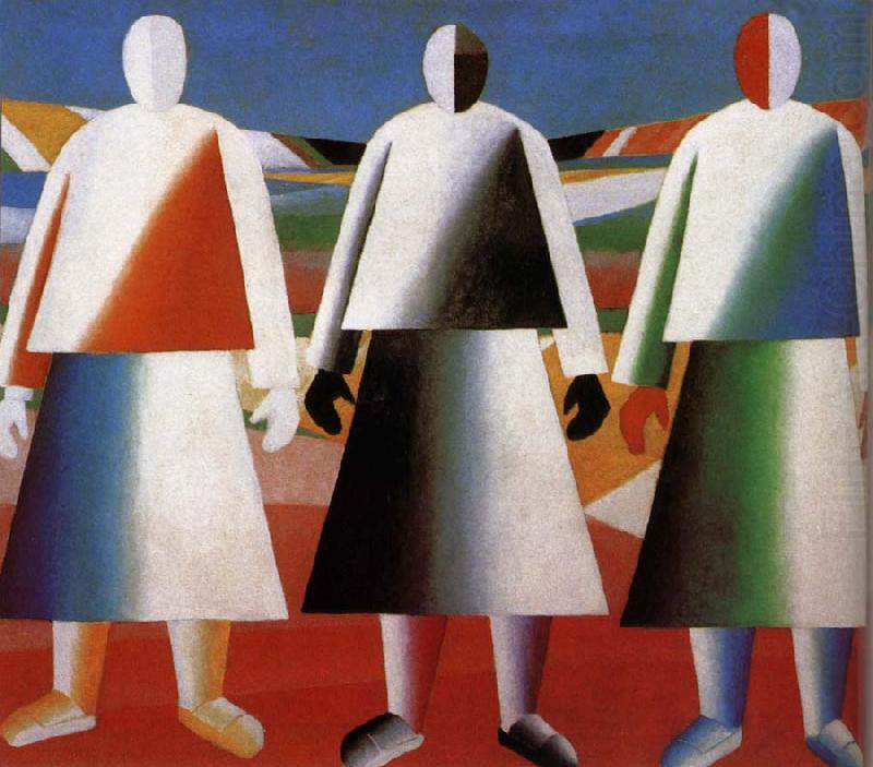 Women in the farm, Kasimir Malevich